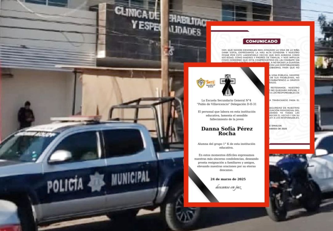 Niña de 12 años muere en fuego cruzado en Culiacán; gobierno promete justicia