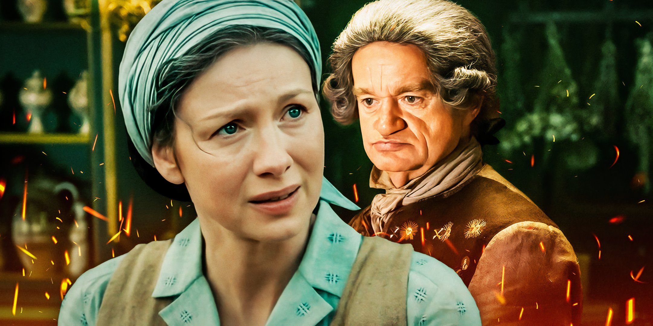 Puede que el maestro Raymond no sea el único misterioso visitante de Claire en la temporada 8 de Outlander