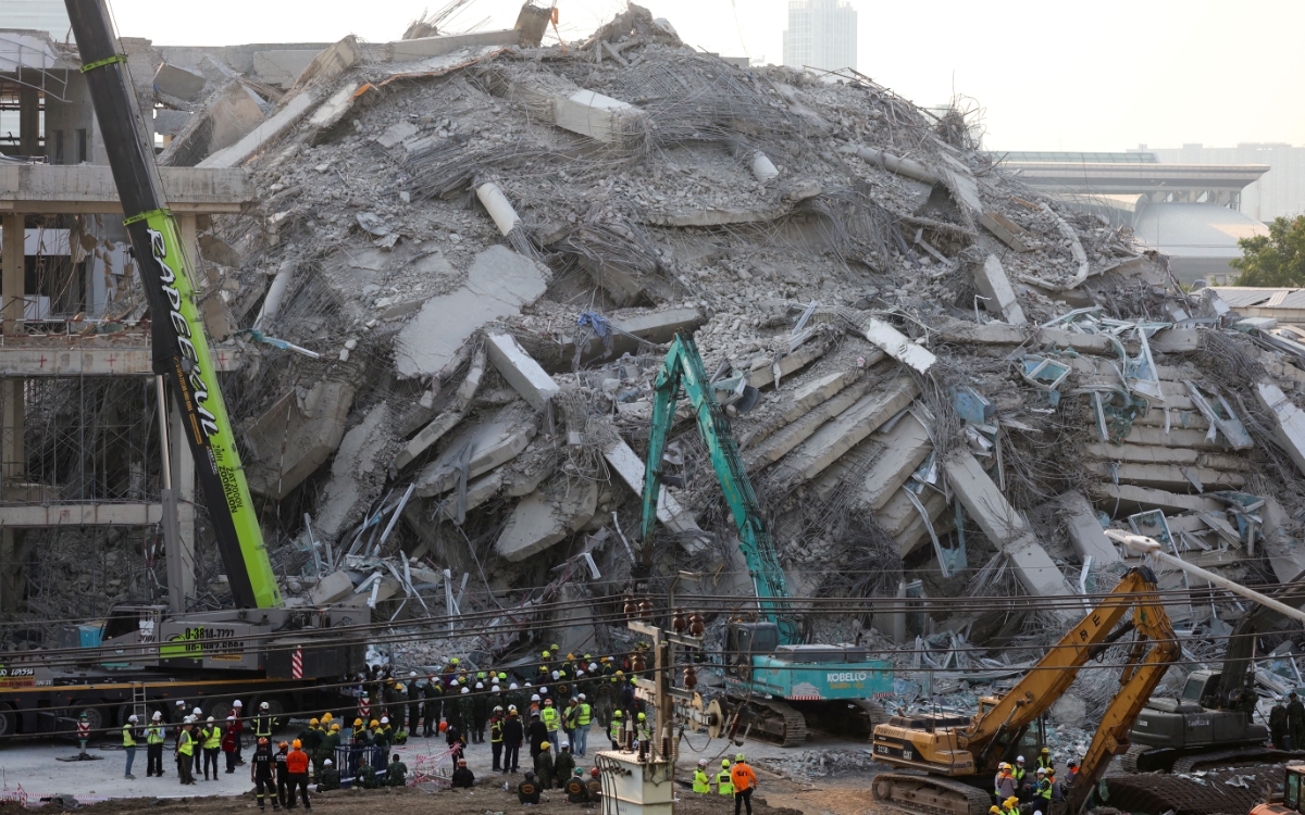 Suman al menos mil 644 muertos por el terremoto en Myanmar