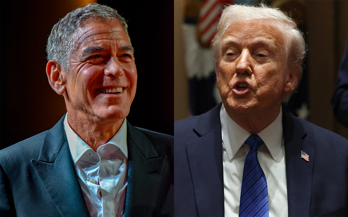 Trump se lanza contra George Clooney; esto dijo el actor del presidente republicano