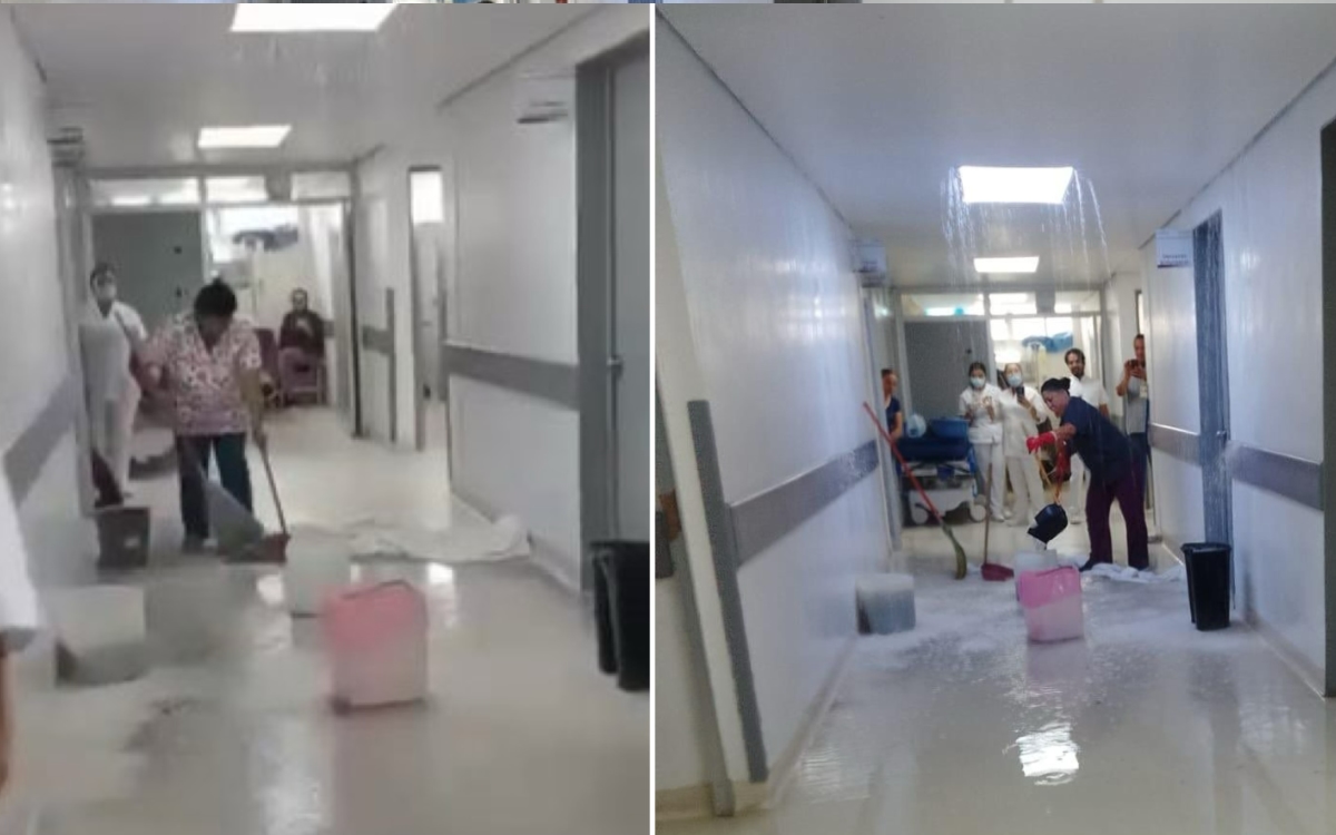Videos | Se inunda hospital del ISSSTE de Matamoros