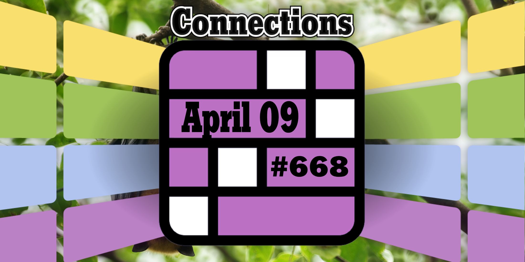 Conexiones y respuestas de hoy para el 09 de abril de 2025 (rompecabezas #668)