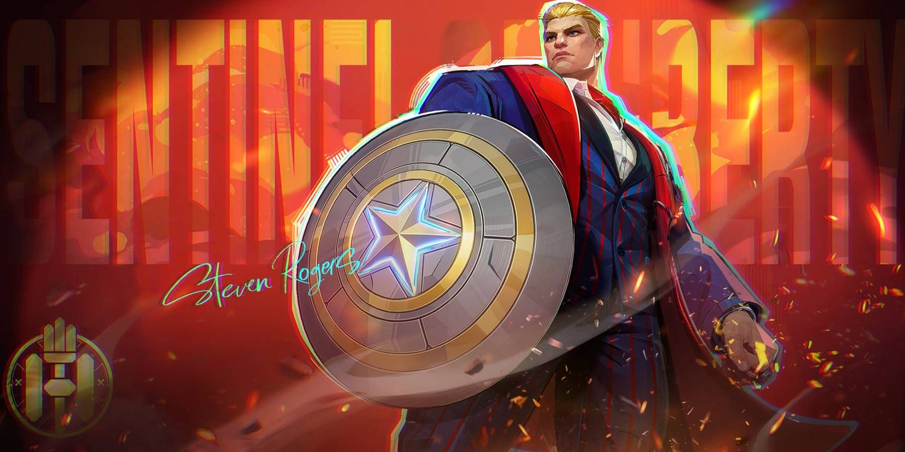 Marvel Rivals Capitán América Temporada 2 Pase de batalla Pase MVP Animación