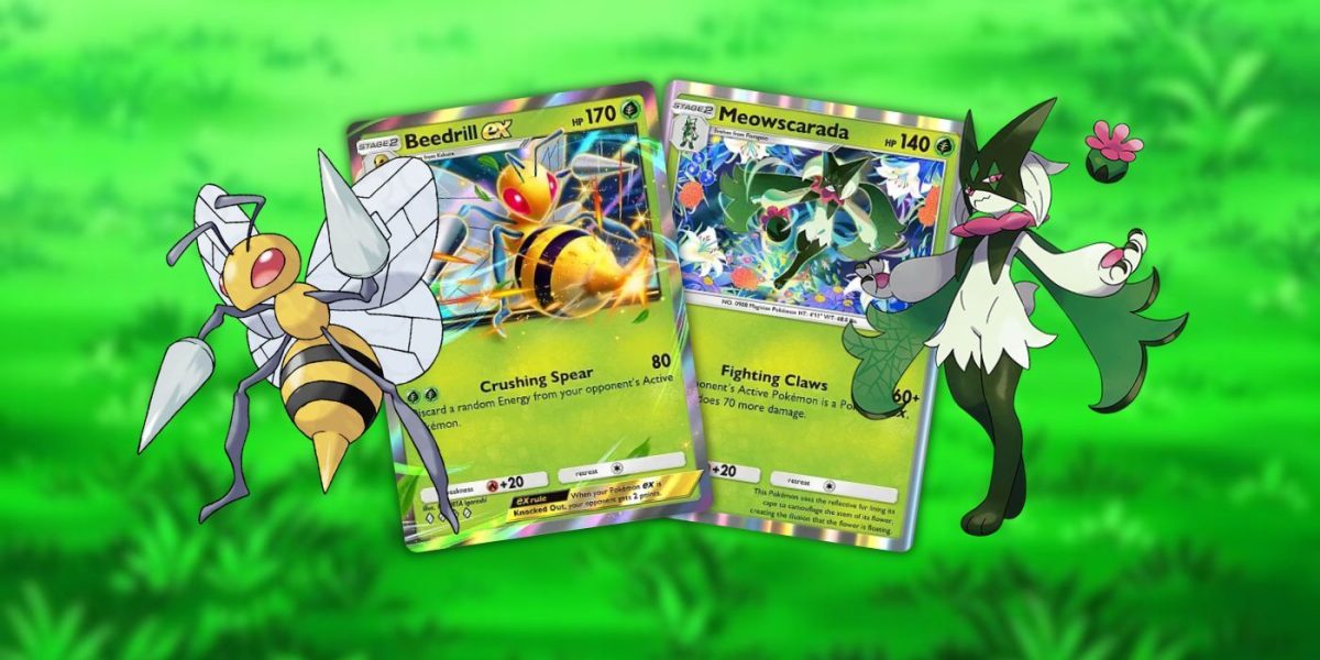 Pokémon TCG Pocket: Deberías usar este mazo subestimado de meowscarada y beedrill ex
