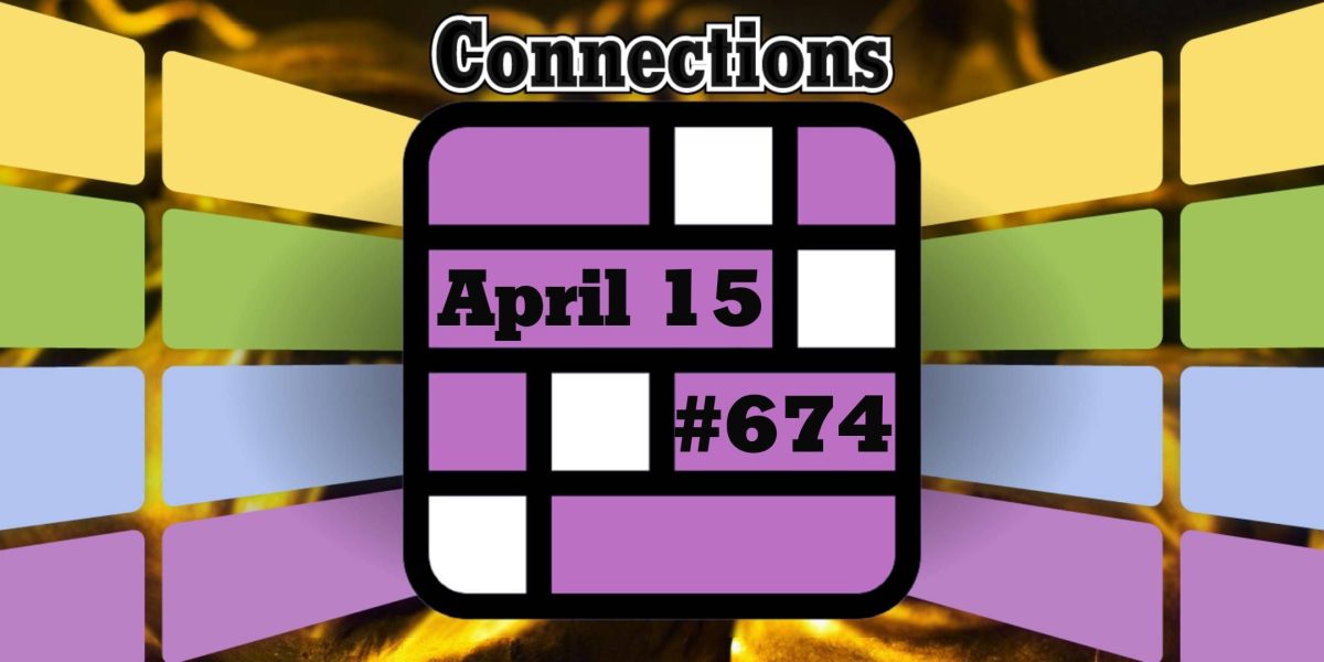 Conexiones y respuestas de hoy para el 15 de abril de 2025 (rompecabezas #674)