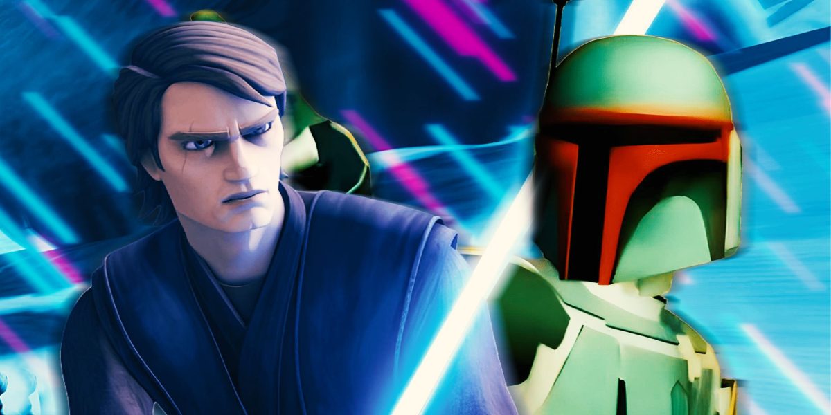 Boba Fett lucha contra Anakin Skywalker en imágenes inacabadas de clon wars, lanzado exclusivamente en Star Wars Celebration