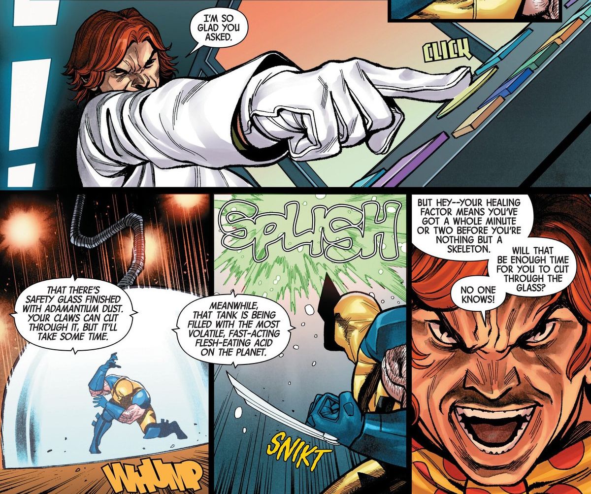 Arcade usa polvo adamantium en wolverineo