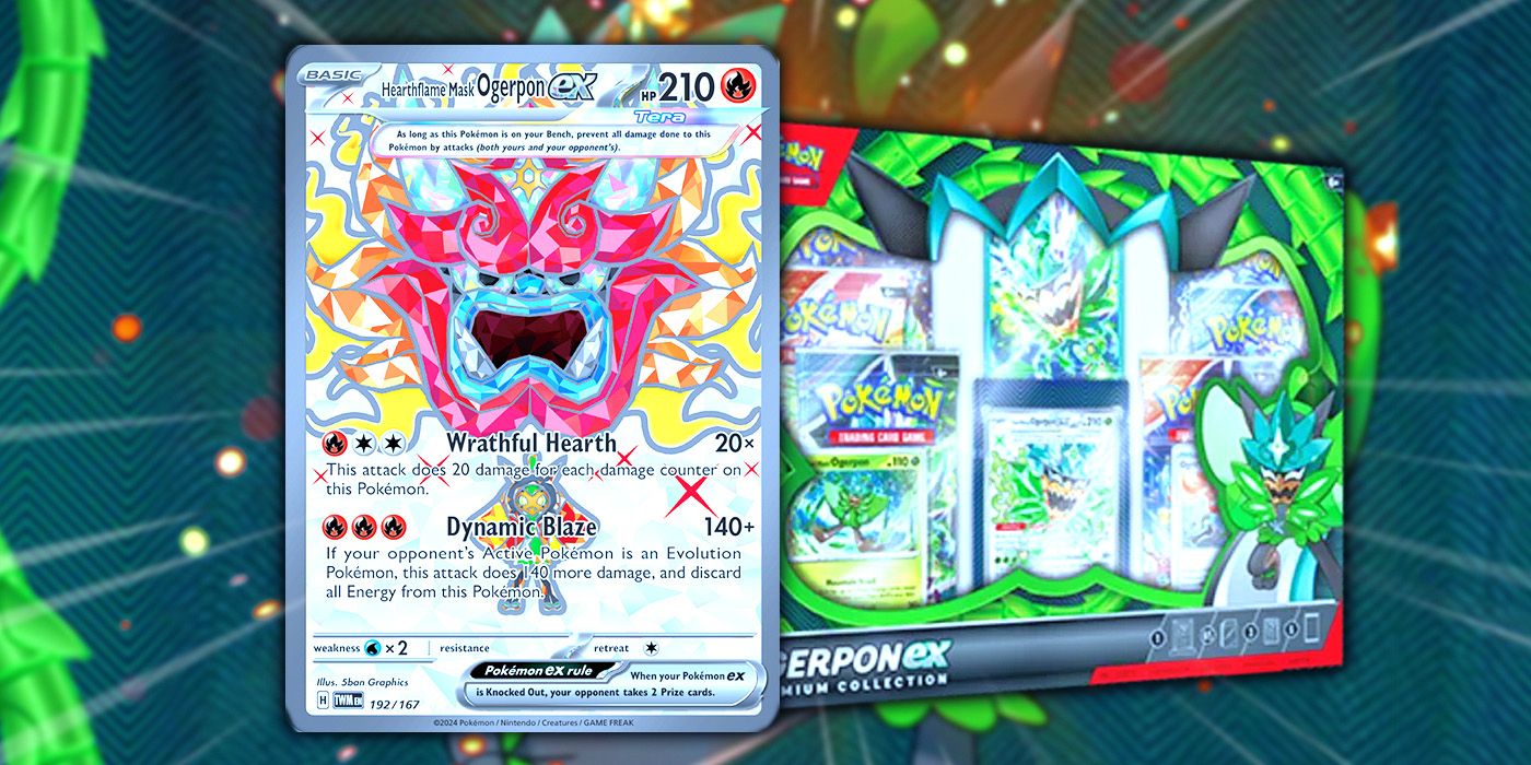 Pokémon TCG: Masks of Ogerpon Premium Collection - Fecha de lanzamiento, precio y lo que está incluido