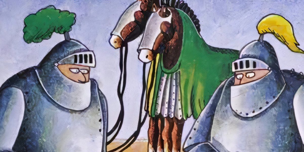 10 tiempos divertidos, el lado más lejano fue medieval completo