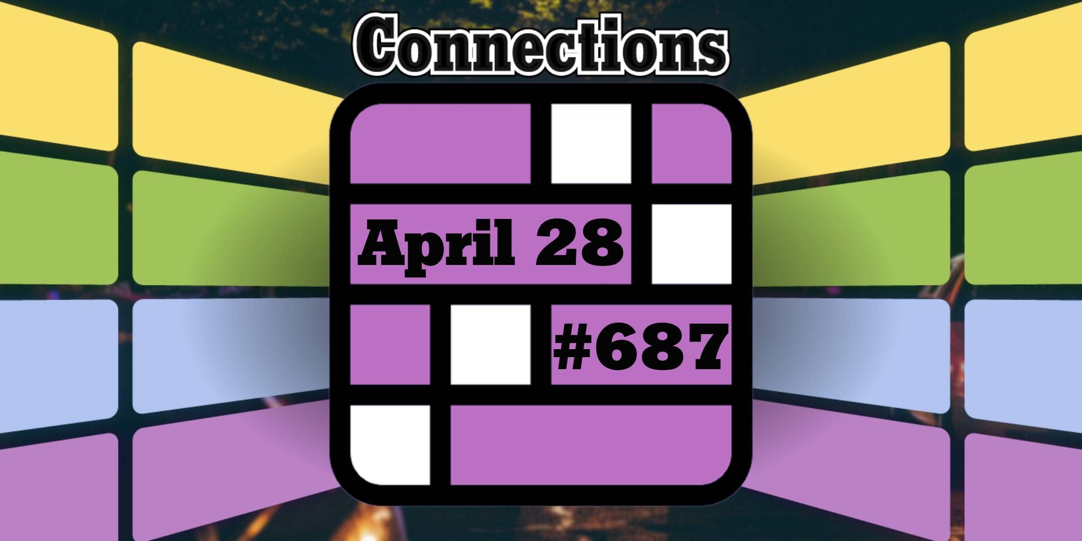 Conexiones y respuestas de hoy para el 28 de abril de 2025 (rompecabezas #687)