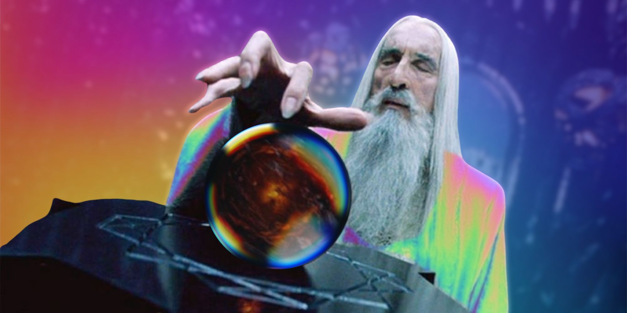 "Saruman de muchos colores": ¿Por qué el mago blanco del señor de los anillos cambia los colores en la comunidad del anillo?