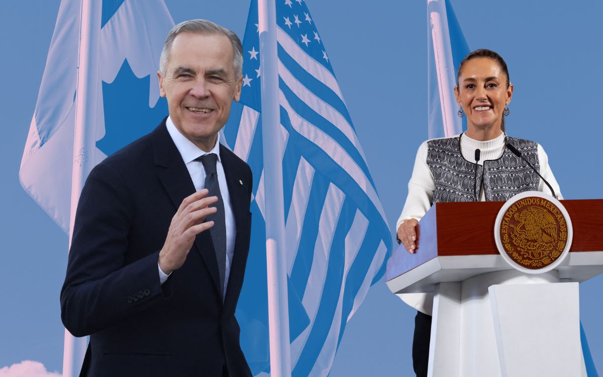 Carney y Sheinbaum sostienen primera llamada oficial a un día de aranceles de EU