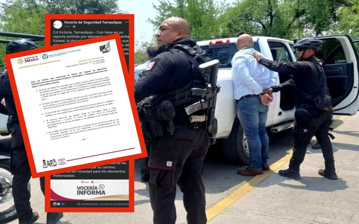 Detienen a delegado del IMSS por presuntamente portar efectivo y arma; lo liberan sin cargos