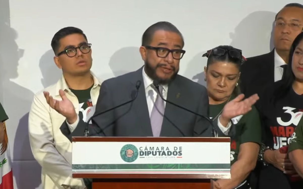 Diputado de Morena usa Cámara de Diputados para promover marcha religiosa