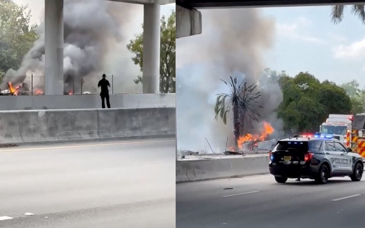 EU: Mueren todos los tripulantes de avioneta que se estrelló en Boca Ratón