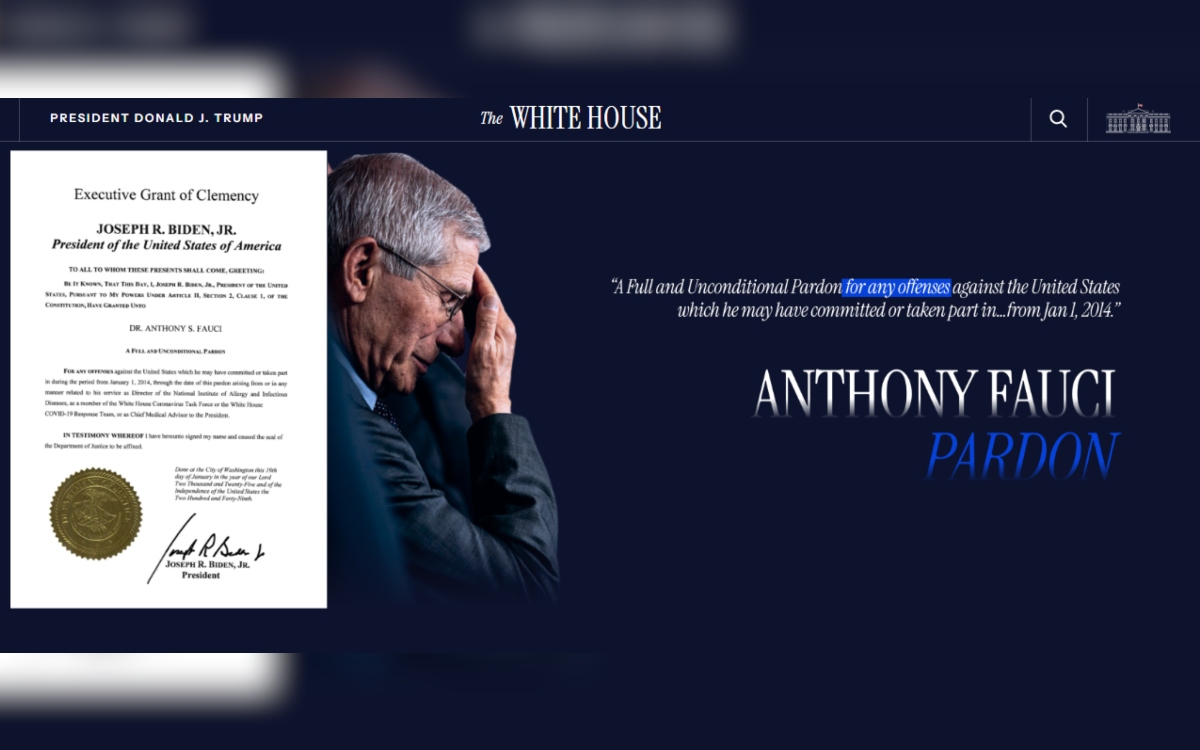 EU lanza sitio web de Covid-19 que critica a la OMS, Joe Biden y a Anthony Fauci