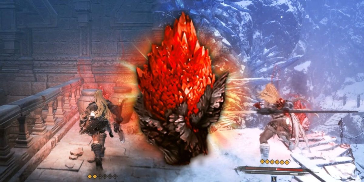 El primer Berserker: Khazan - Todas las ubicaciones de Charnak Mountain Range Soulstone