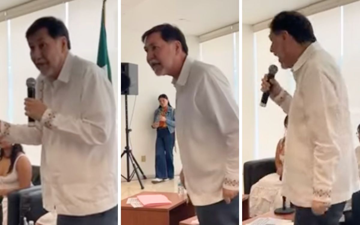 Increpan a Noroña y él insiste: 'de los 200 zapatos, no hay un solo nombre'