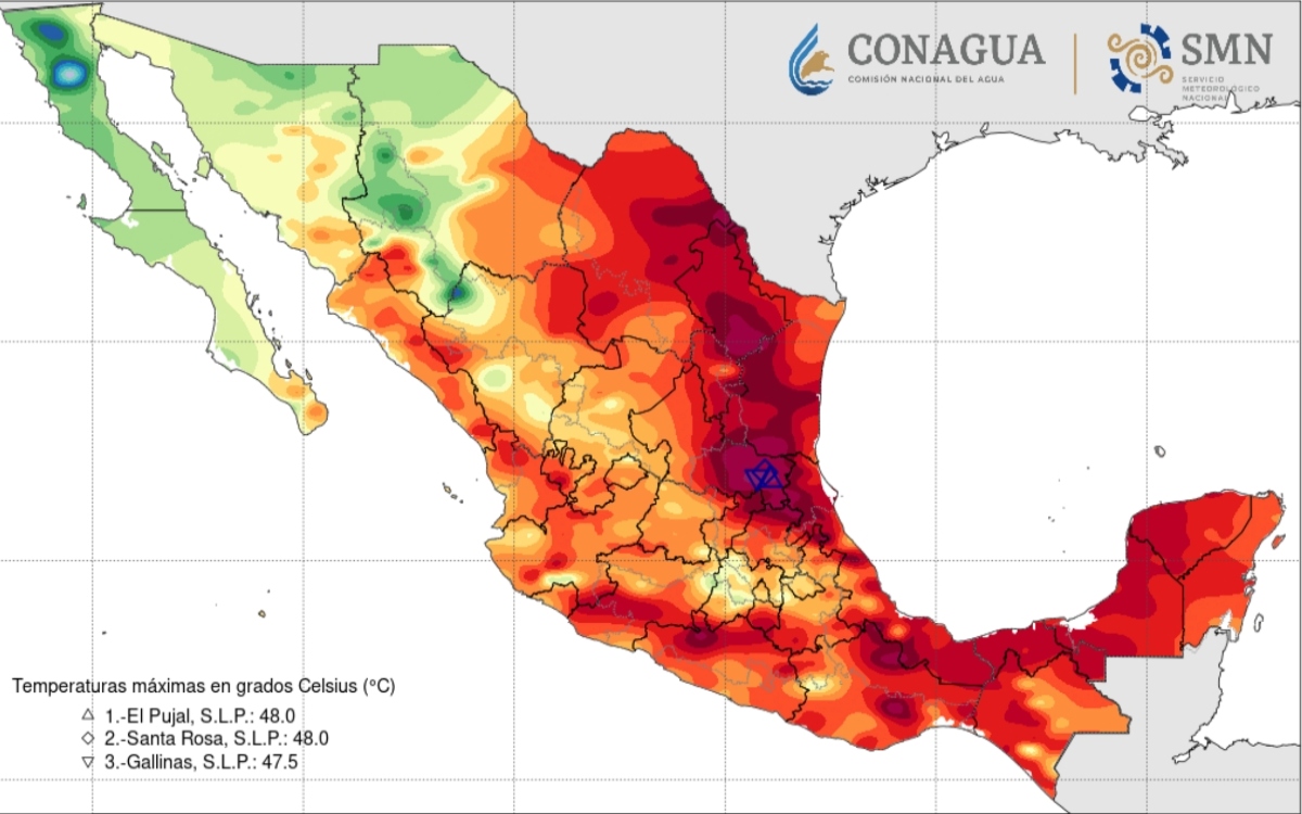 Primera ola de calor azota a México; 7 estados tendrán temperaturas de hasta 45 grados