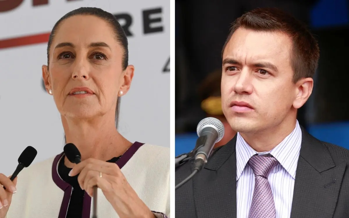 Sheinbaum rechaza señalamientos de Ecuador sobre presunto plan de atentado contra Noboa