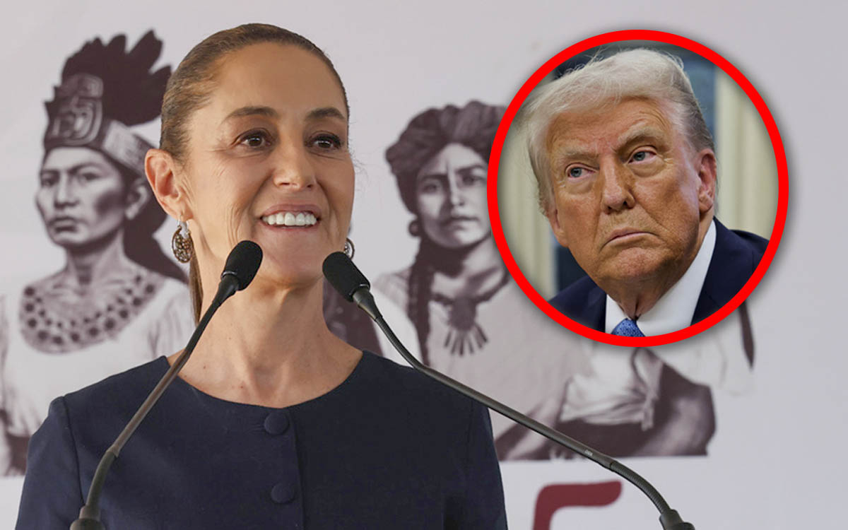 Sheinbaum asegura que el pueblo de México le ha dado 'fuerza' para negociar con Trump