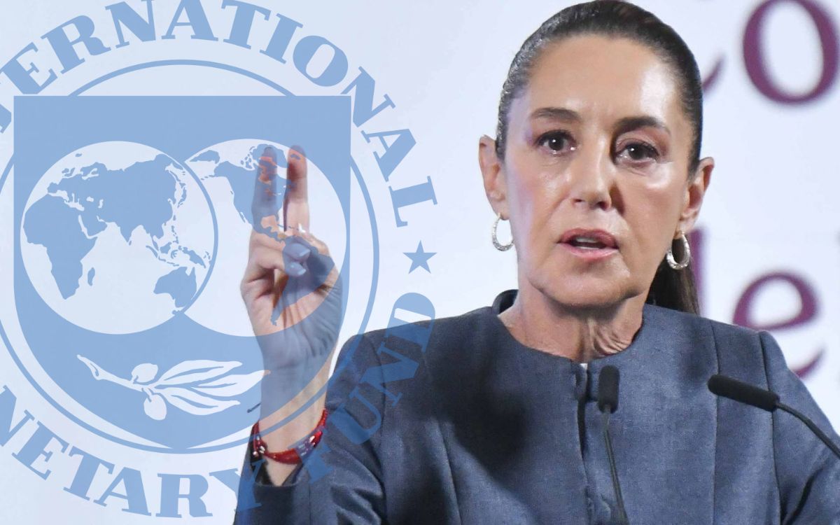 Sheinbaum responde al FMI ante previsión de recesión en 2025