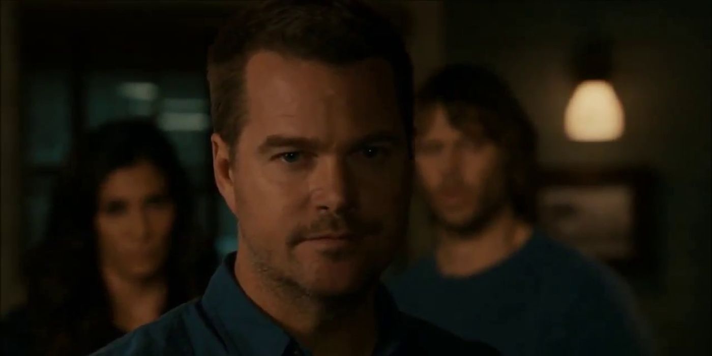 G. Callen (Chris O'Donnell) luciendo severa en el final de la temporada 9 de NCI LA.