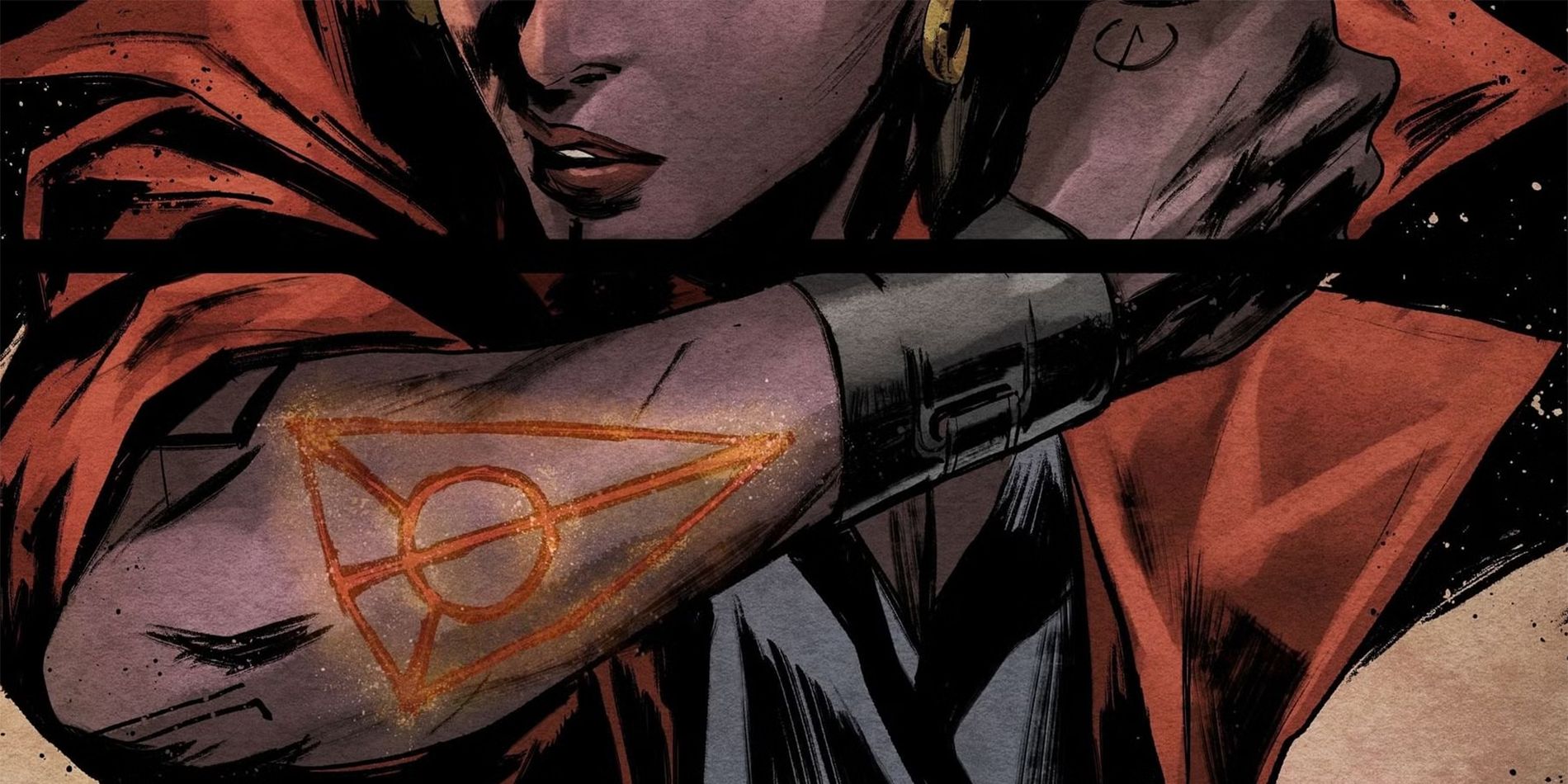 Bloodletter con una marca en el brazo