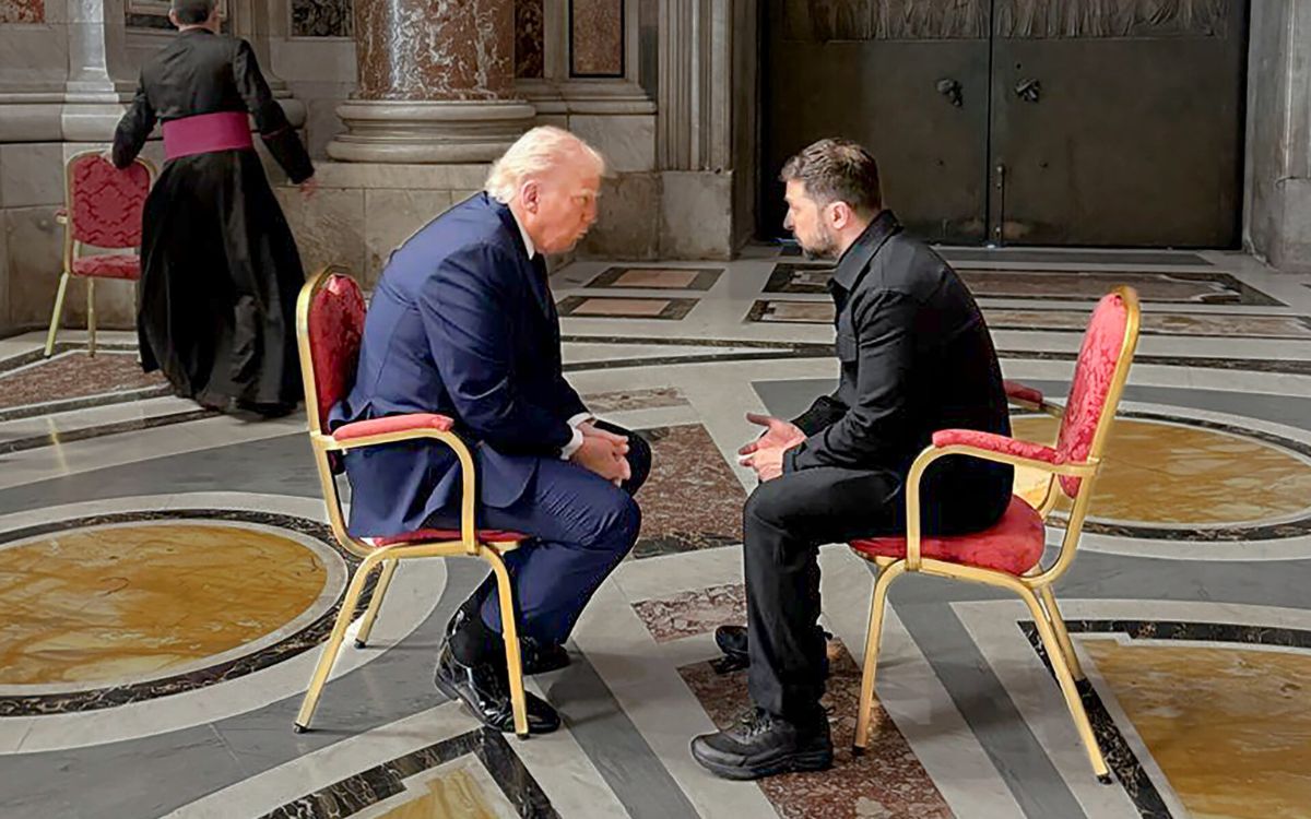 ¿De qué hablaron Zelenski y Trump tras coincidir en funeral del papa Francisco?