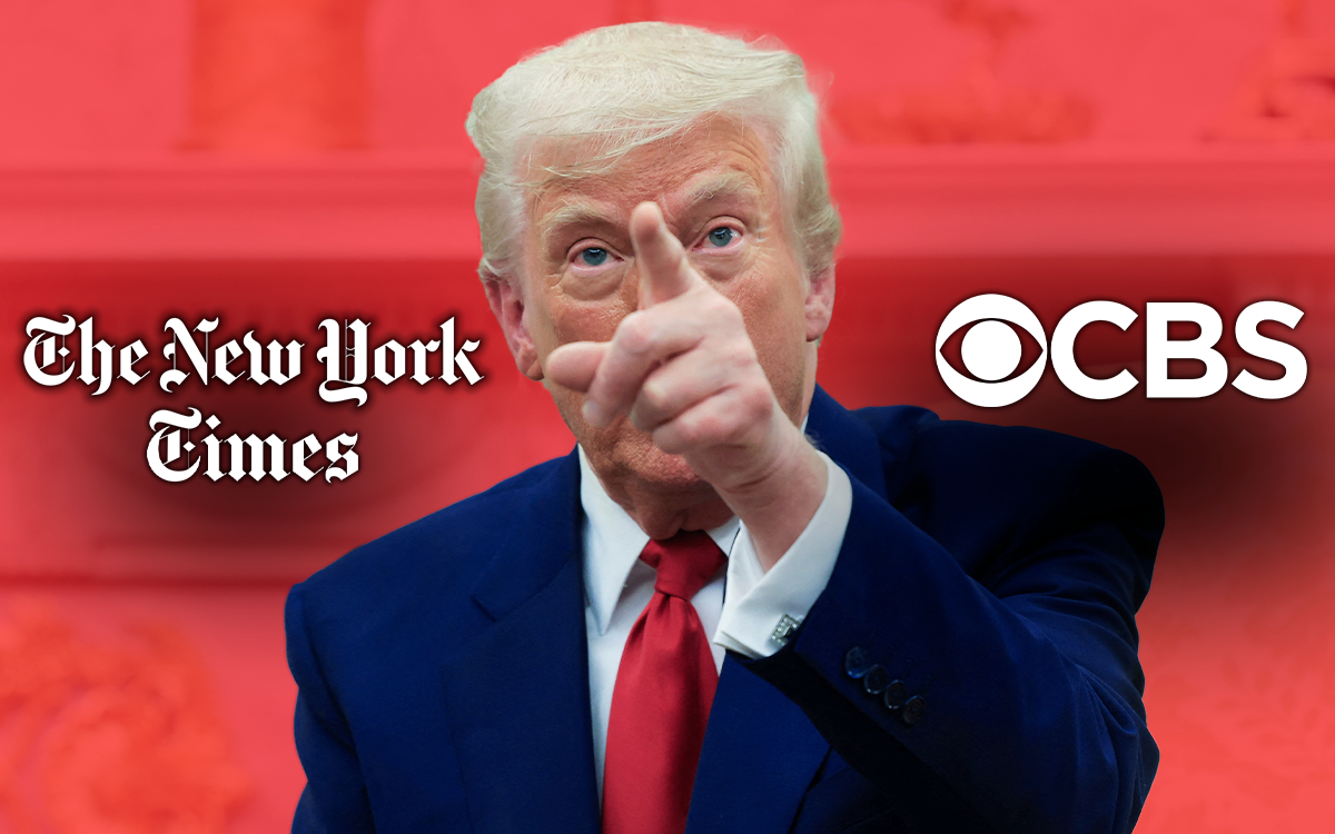 Trump amenaza a NYT y redobla ataques contra CBS