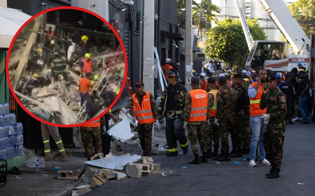 Video | Se desploma techo de una discoteca en República Dominicana; hay al menos 15 muertos