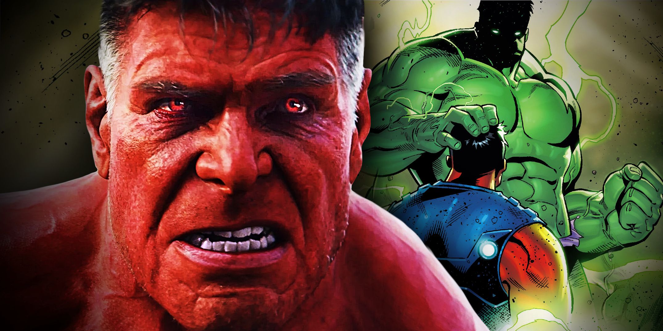 Lo siento Marvel, Hulk destruiría a Red Hulk en solo segundos con este ataque subestimado
