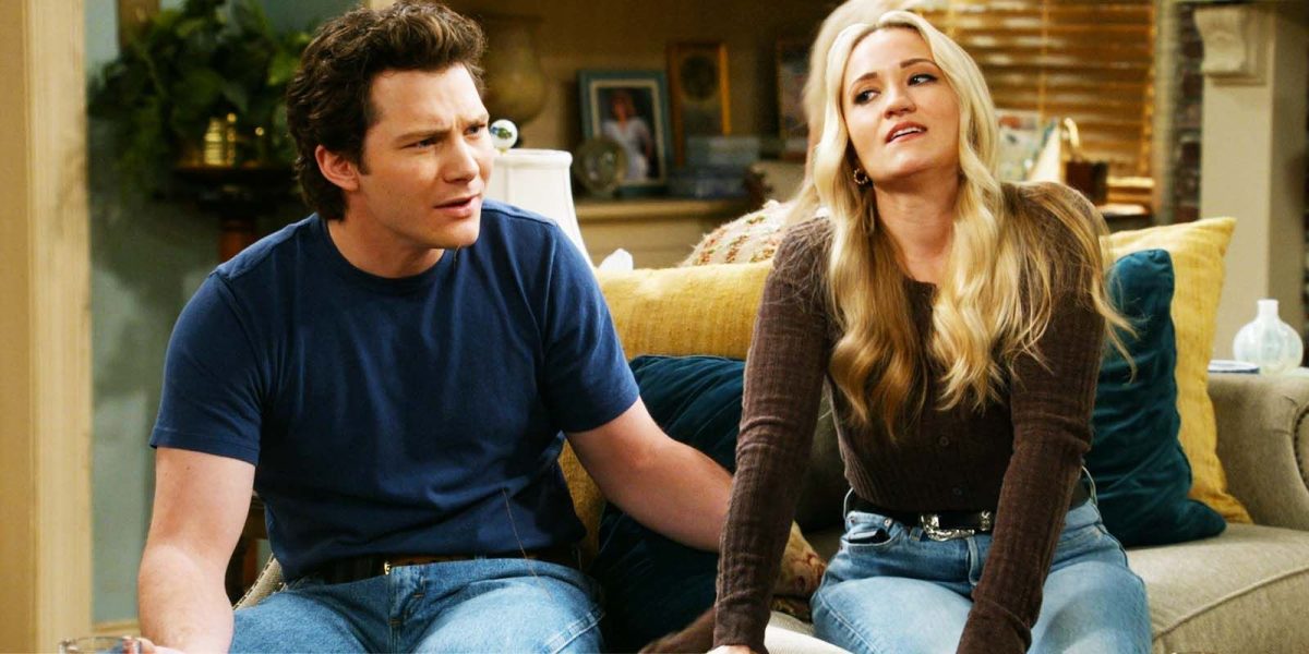 El primer matrimonio de Georgie y Mandy emite el ex novio de Mandy, ahora su nuevo jefe, para los episodios finales de la temporada 1