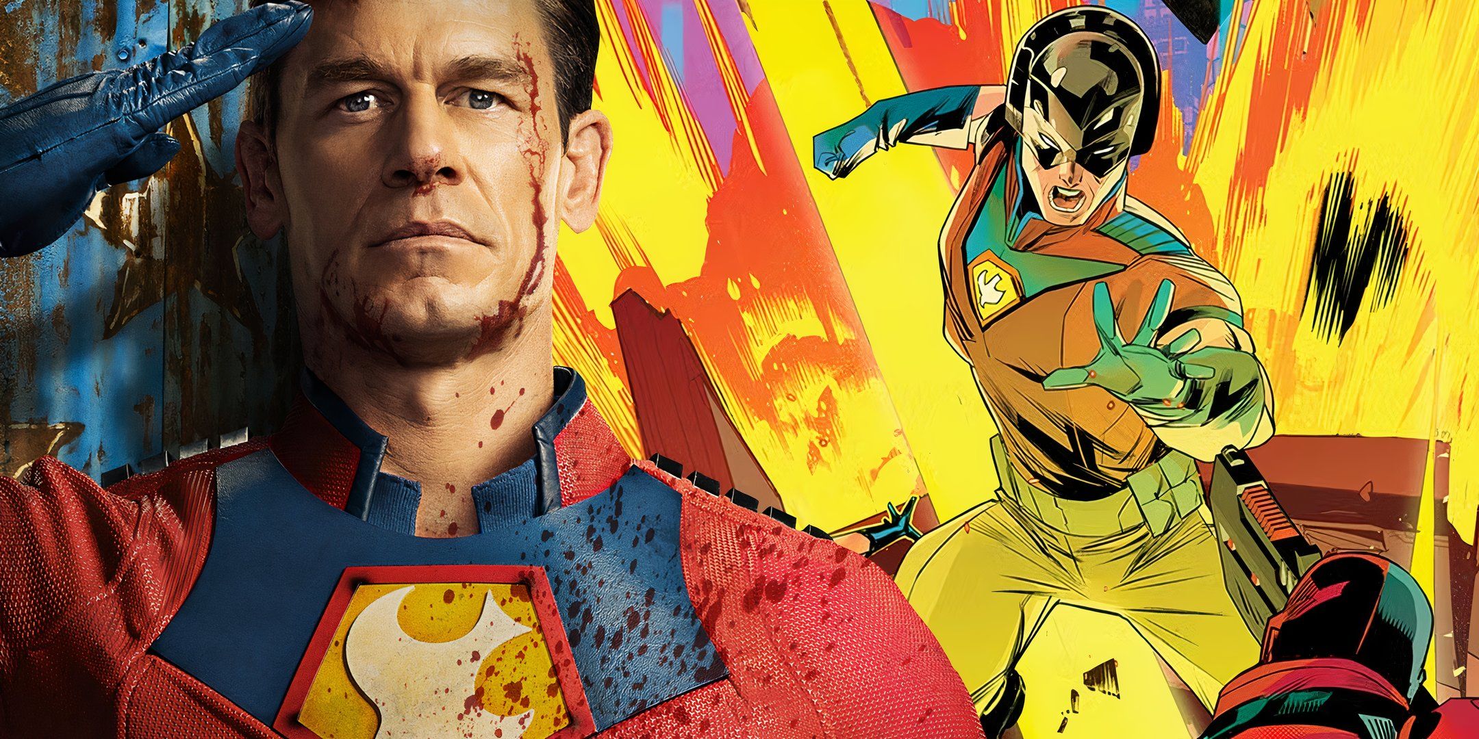 El pacificador de John Cena necesita actualizar su disfraz y copiar los cómics lo antes posible