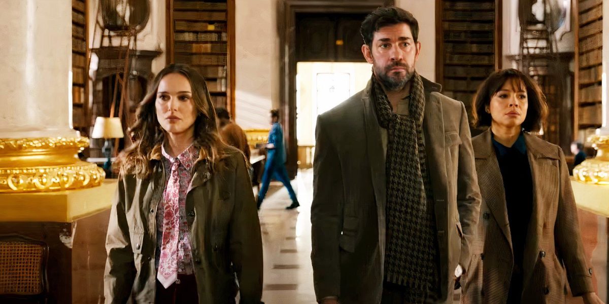 La próxima película de Apple TV+protagonizada por John Krasinski y Natalie Portman ayudará a hacer que la espera de National Treasure 3 sea un poco más fácil