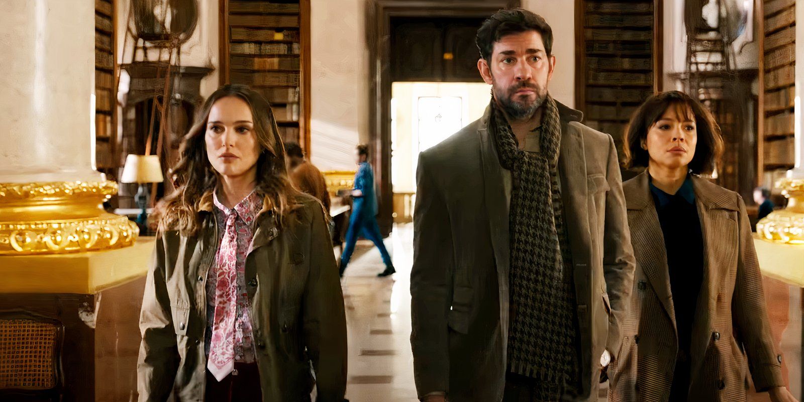 La próxima película de Apple TV+protagonizada por John Krasinski y Natalie Portman ayudará a hacer que la espera de National Treasure 3 sea un poco más fácil