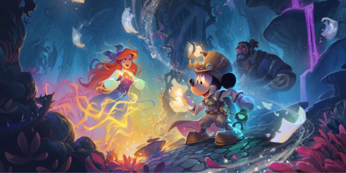 Todo lo que sabemos sobre Disney Lorcana: susurros en el pozo y los destellos ethereral