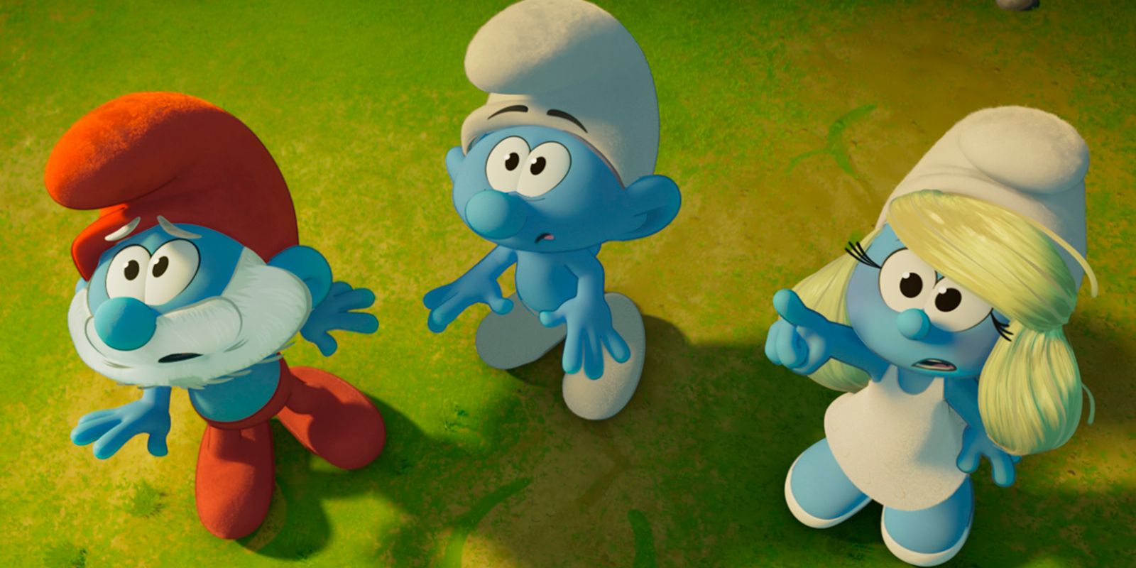 La imagen exclusiva de los pitufos muestra personajes icónicos que regresan, Papa Smurf y Smurfette