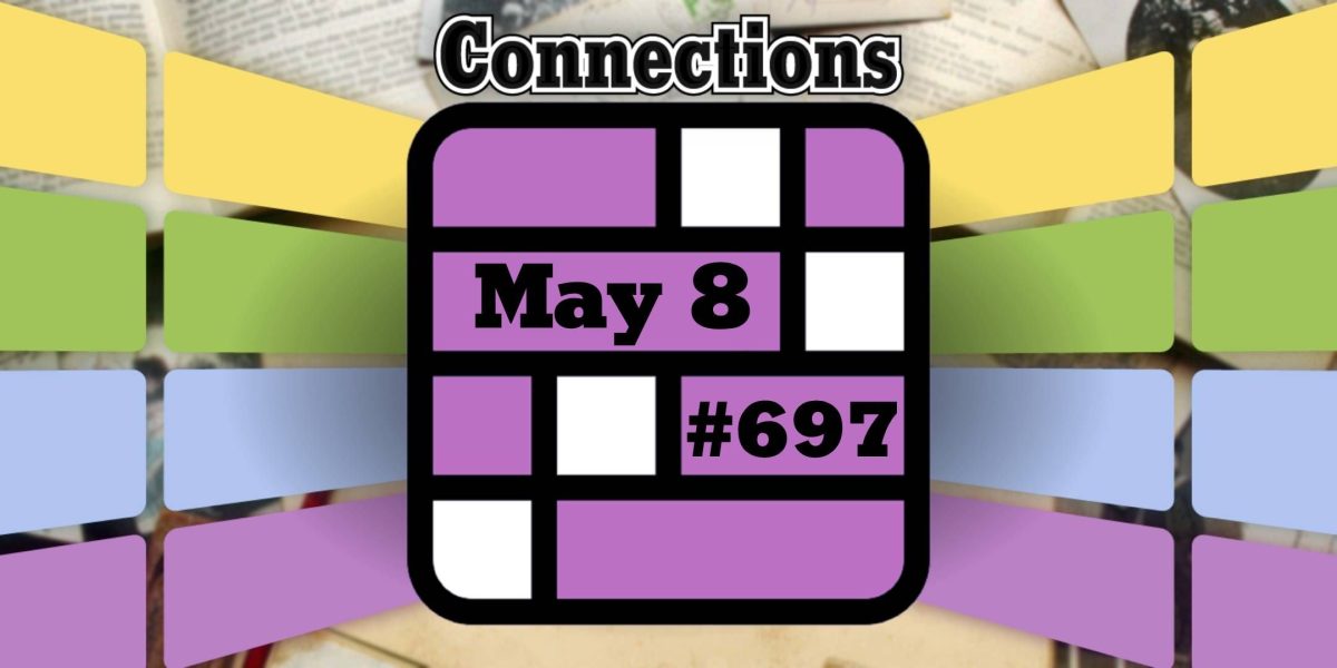 Conexiones y respuestas de hoy para el 8 de mayo de 2025 (rompecabezas #697)