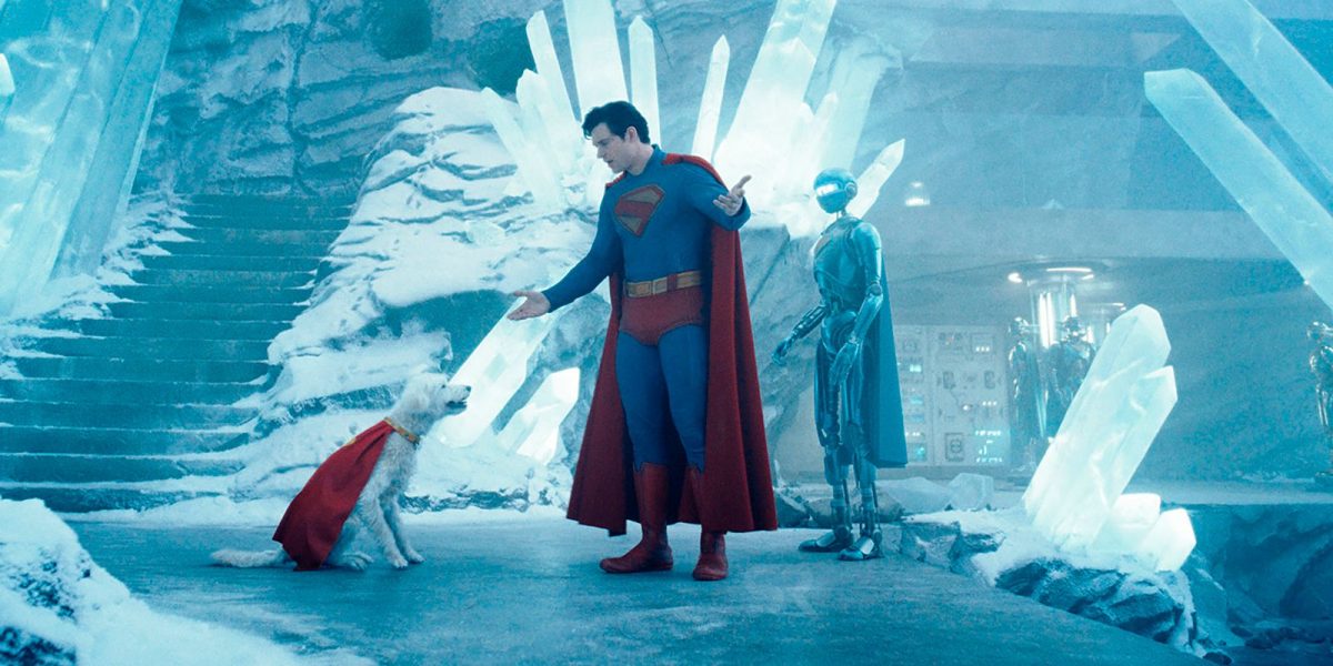 Exclusive Superman Image revela una nueva mirada al Man of Steel, Krypto y Robots de David Corenswet dentro de la Fortaleza de la Soledad