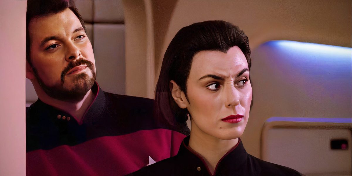 Sé que es una locura, pero me gustó Riker & Ensign Ro como una pareja de Star Trek: The Next Generation