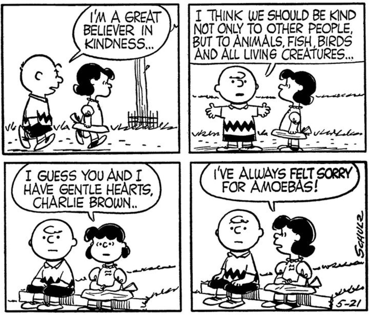 21 de mayo de 1959 Charlie Brown Lucy creyente en la bondad