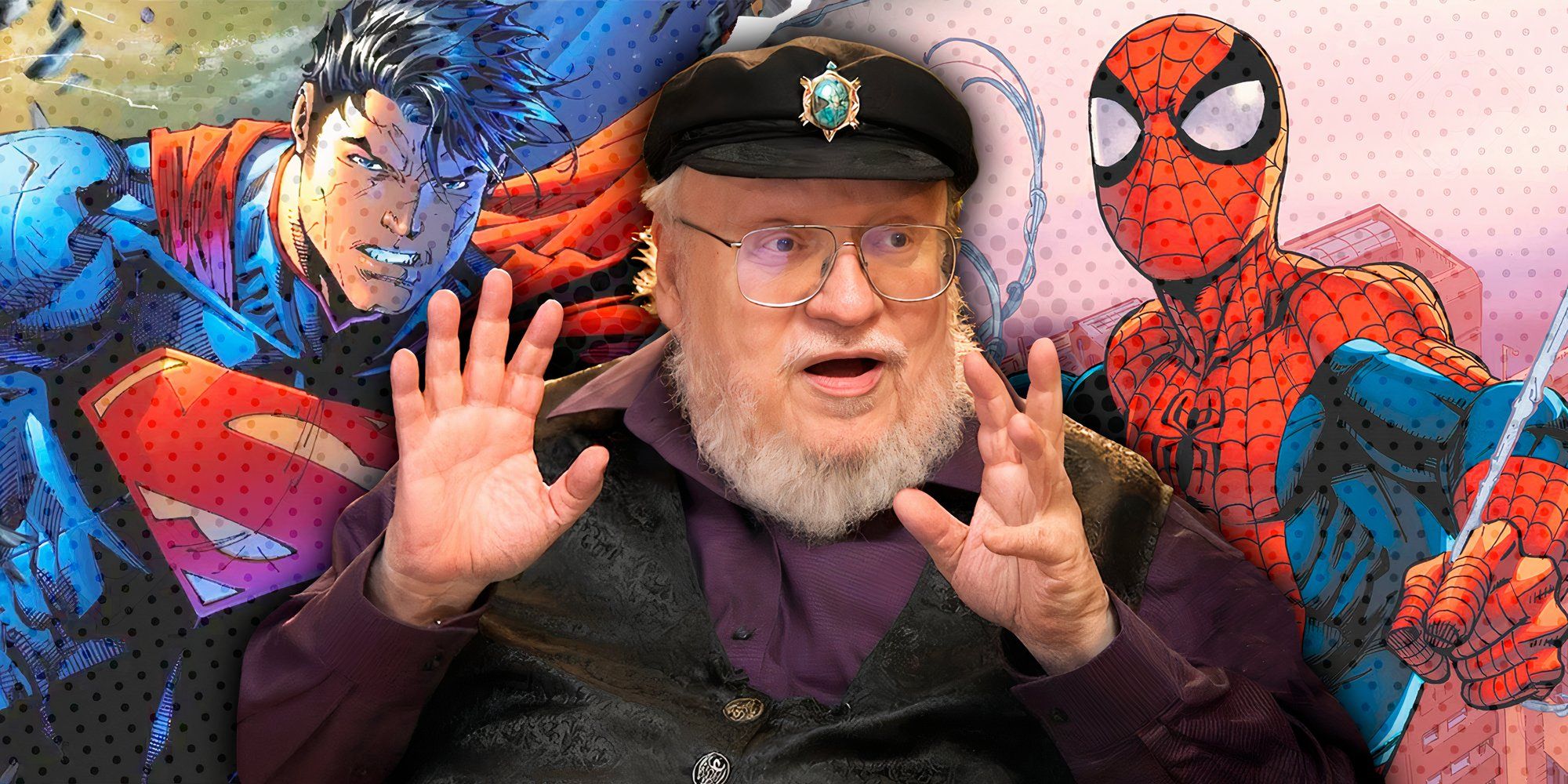 George RR Martin Settles Spider-Man vs. Superman debate con sombría justificación