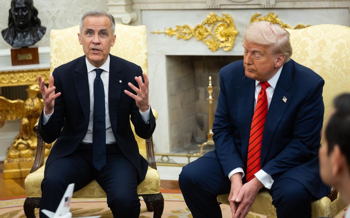 Carney le dice a Trump que "Canadá no está a la venta" y este responde "nunca digas nunca"