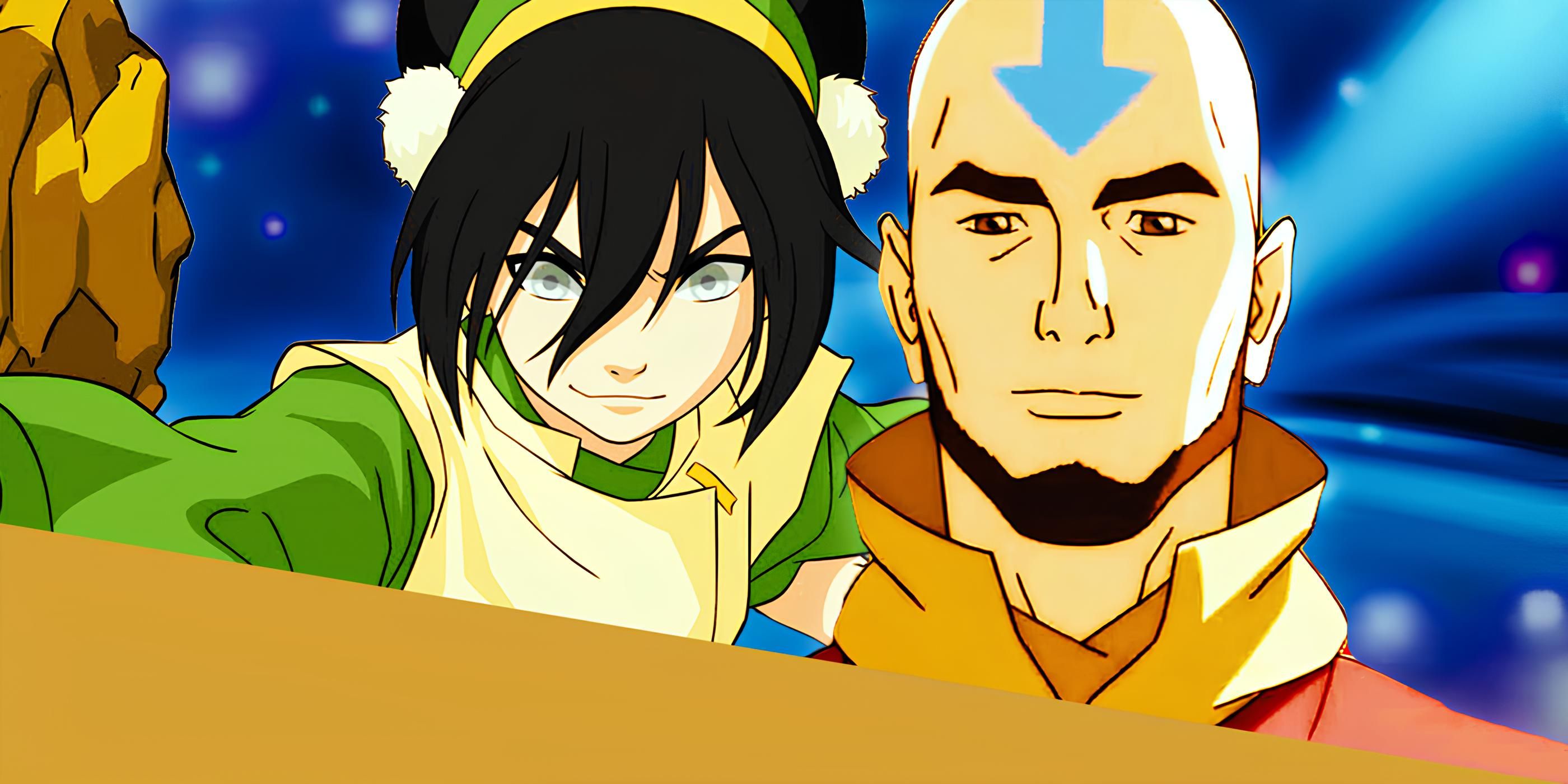 Aang crecido en Avatar, el último airbender, junto a Young Toph