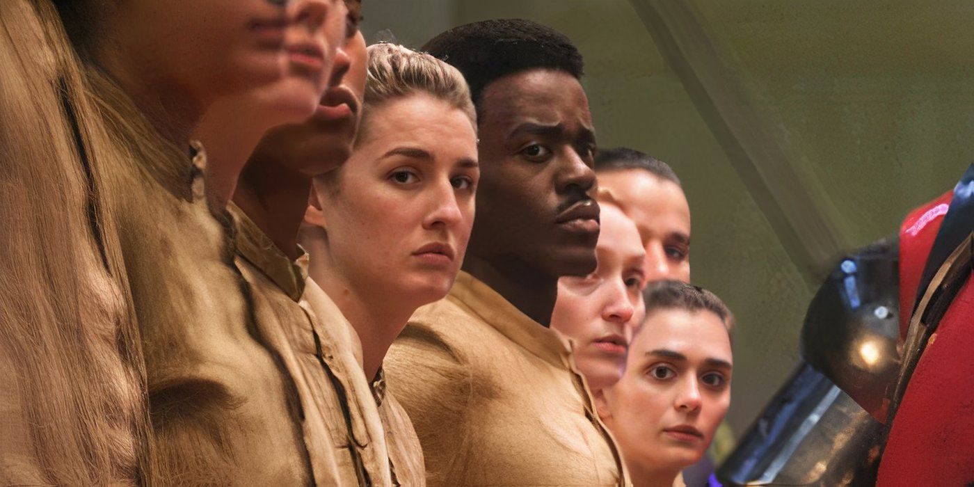 Las imágenes de la temporada 15 de Doctor Who revelan al Doctor y a su nuevo compañero de su profundidad contra un robot masivo