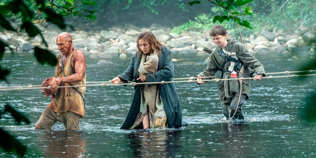 Los héroes de 28 años después tienen que confiar en el espeluznante sobreviviente de Ralph Fiennes en una nueva imagen exclusiva