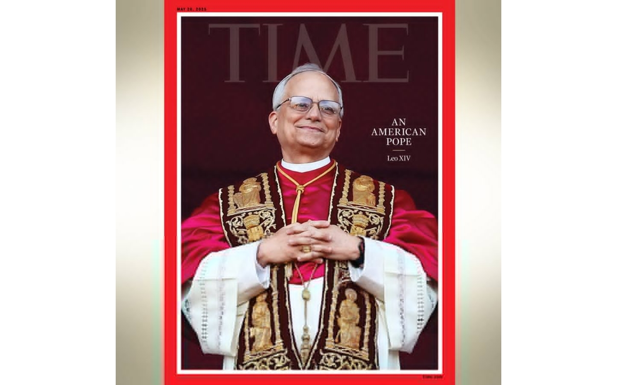 Papa León XIV es portada de la revista Time