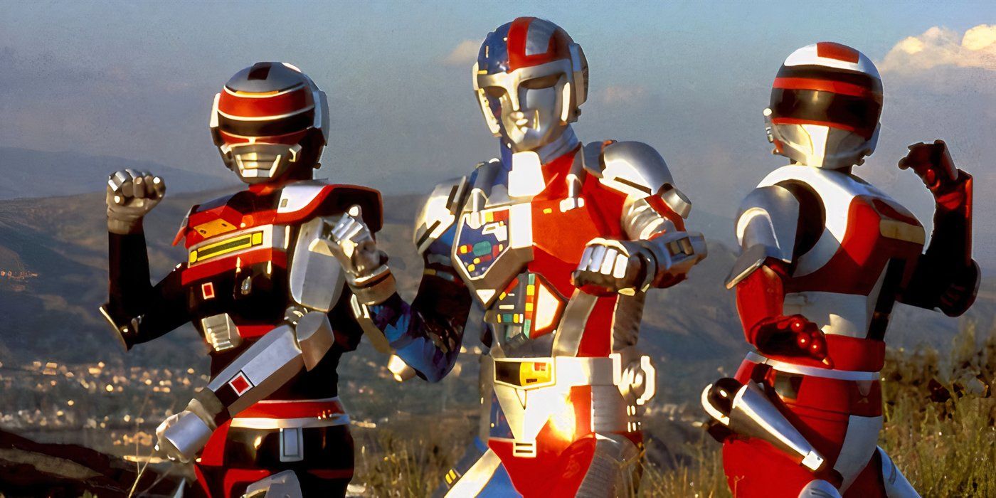VR Troopers de la serie de los 90.