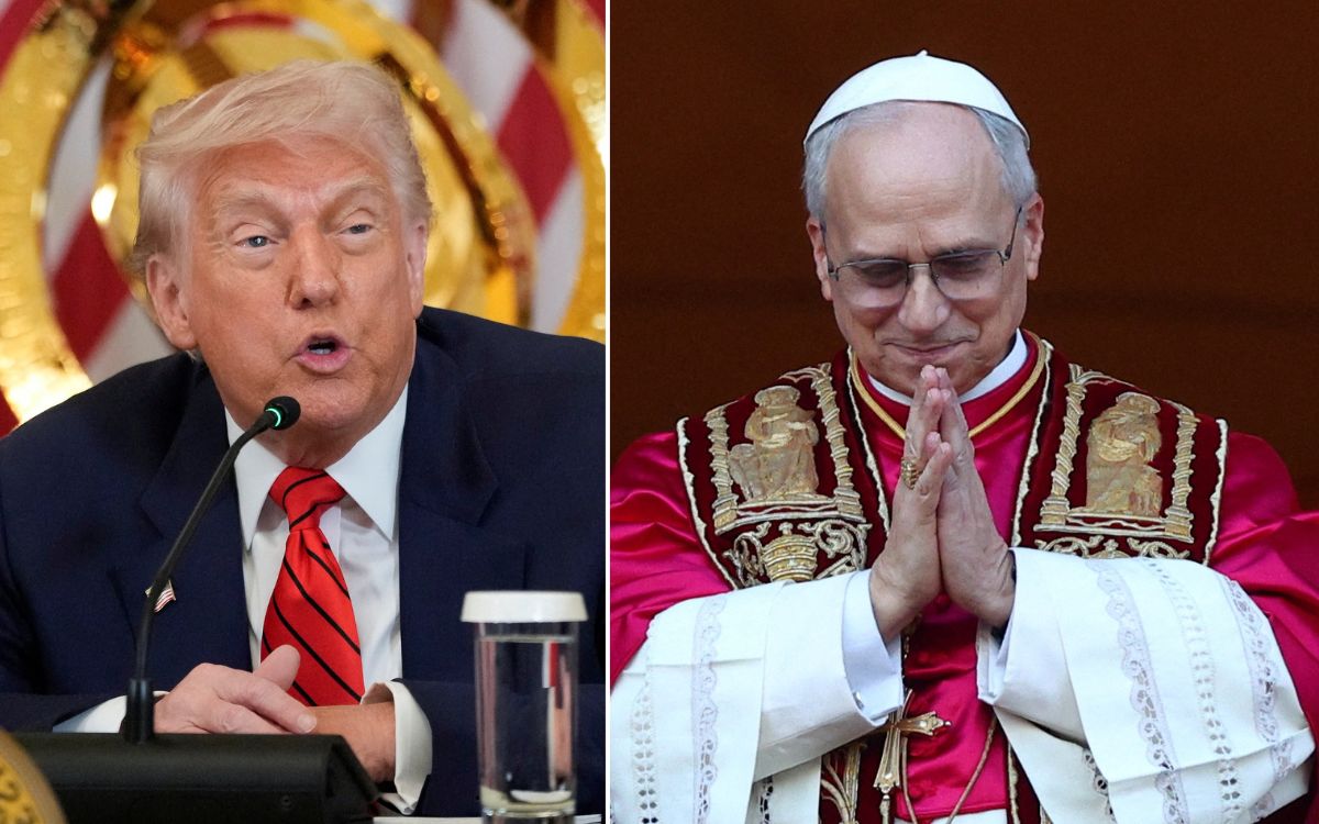 Trump manda mensaje a León XIV, primer papa de Estados Unidos